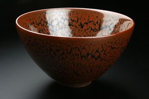 よりまき　茶道具　板谷波山作　素釉　茶入　仕覆付　共箱　D　9192 よりまき 茶道具 板谷波山作 素釉 茶入 仕覆付 共箱 D 9192 板谷波山の