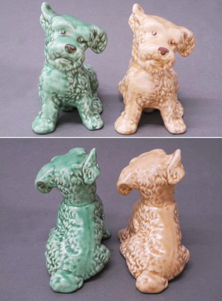 ◆D 12点 シルバック イギリス製 陶器置物 ヨークシャテリア 犬