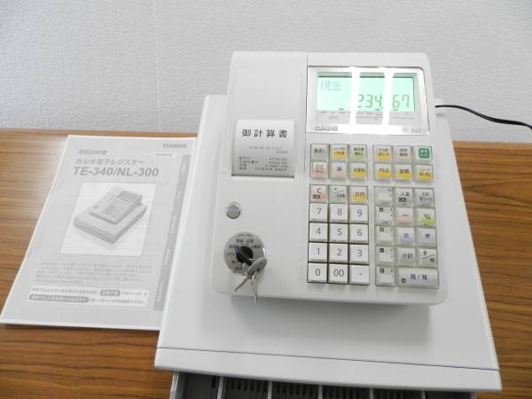 PCと連動カシオTE-340 (白)中古品送料無料2013