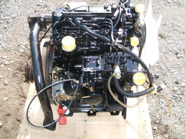 【動画有り】 15馬力 ヤンマー 3TNA68 ディーゼルエンジン 3気筒