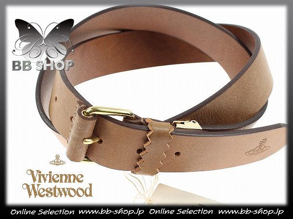 ◆9020◆ヴィヴィアンウエストウッド 牛革レザーバックルベルト
