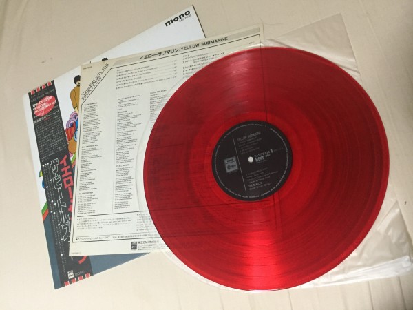 The Beatles 「Yellow Submarine 」1LP MONO 赤盤 (Red Vinyl) 【公式