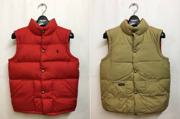 ラルフローレン リバーシブル ダウンベスト 150 (155/80)