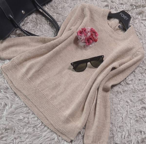 アルパカ100％♪23区 ニットセーター 32 /D382