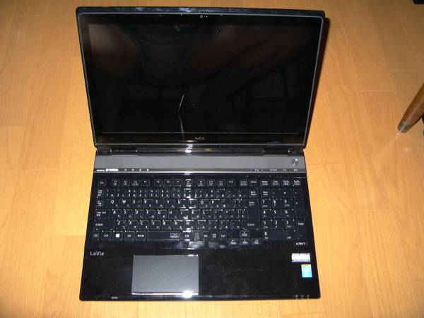 NEC LaVie L PCLL750TSB 本体、取説、バッテリー付属　故障品