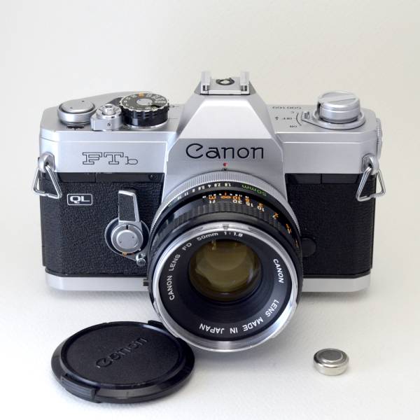整備済 キャノン Canon FTb（シルバー）/ FD 50mm 1:1.8 中古(キヤノン