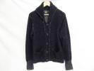 [60]極美品 RRLリネン混 ショールカラー ウールニットカーデS
