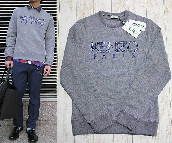 タイガー刺繍 Kenzo paris kenzo パーカー 虎 新品ケンゾー KENZO ロゴ