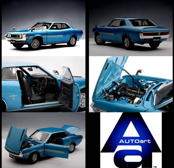 1⁄18 セリカ | オートアート トヨタ 1600GT ミニカー ブルー 青 TA2