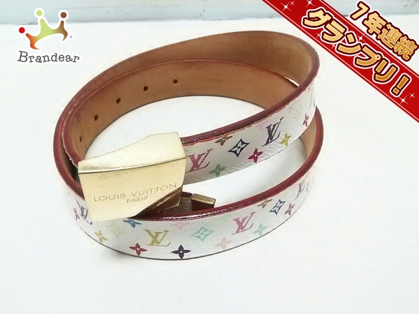 Louis Vuitton マルチカラーベルト LOUIS VUITTON マルチカラー ベルト ルイヴィトン マルチカラー ベルト