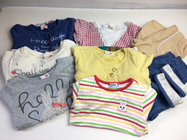 ブランド子供服セット 女の子 100cm ミキハウス KP 秋冬物