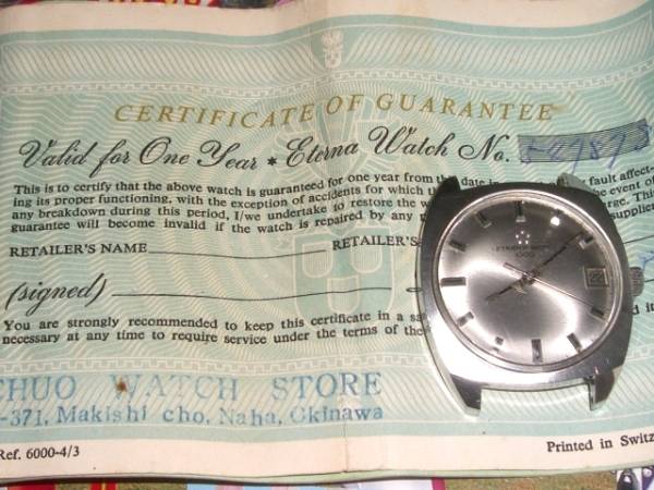 ◆ジャンク◆エテルナマチック・１０００・ＳＷＩＳＳ