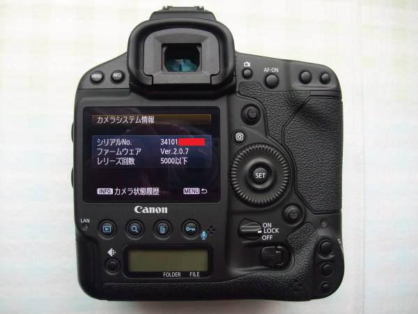 CANON EOS 1DX ショット数極少 新品並の美品 予備バッテリ付