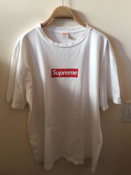やや難 希少XL Supreme Box Logo TEE ボックスロゴ Tシャツ 白赤 人気