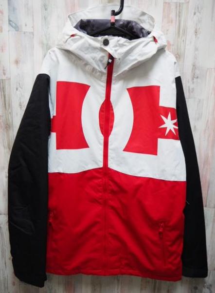 DC SHOES ディーシー BILLBOARD スノーボードジャケットS/赤白黒