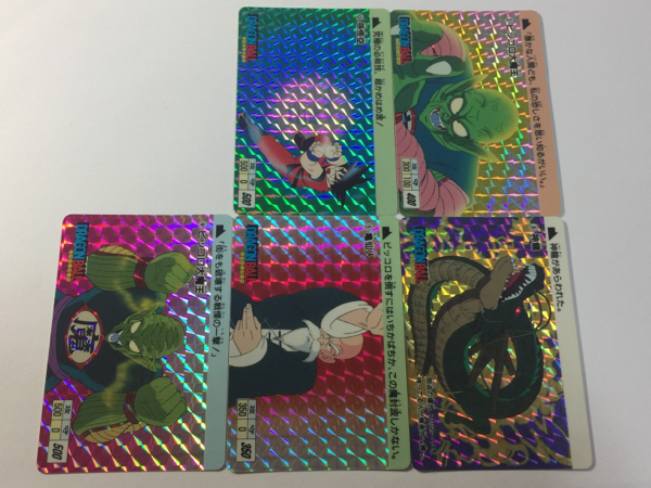 ドラゴンボール 本弾1弾 キラカード5枚 1995年復刻 美品