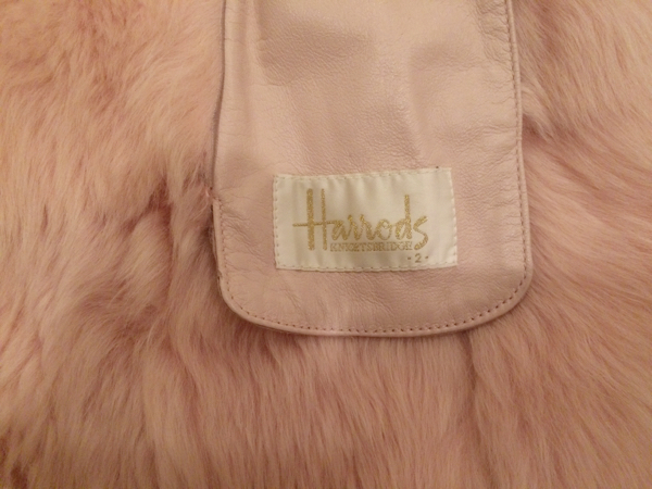 定価30万❗️ Harrods ハロッズ リアルムートン コート ファー MAISON 