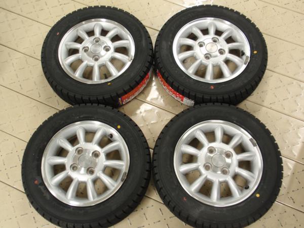⑯☆ スズキ ラパン 純正 13X4J+45 155/65R13 新品スタッドレス