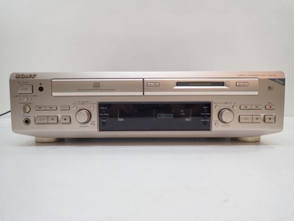 SONY　CD/MDデッキ　MXD-D2 ♪ 485F8-3