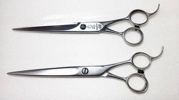 理容 プロ用 鋏 天洋 GS S2 まとめて2本 シザー 床屋 理髪 K