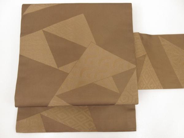 ドークブア■九寸名古屋帯　川島織物　三角　逸品