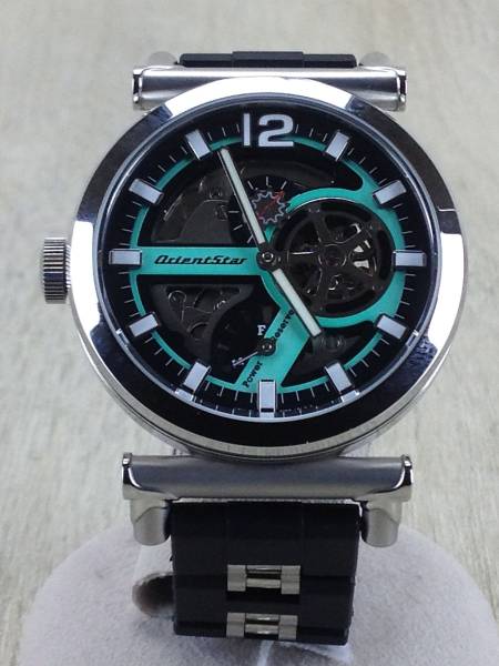 ORIENT◆ORIENT STAR/自動巻腕時計/アナログ/3針/ラウンド/GRN