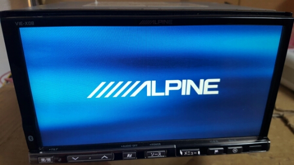 アルパイン HDDナビ VIEーX08S 美品 アルパイン ALPINE VIE-X08 HDDナビ VIE-X08S VIE-X088 2010年