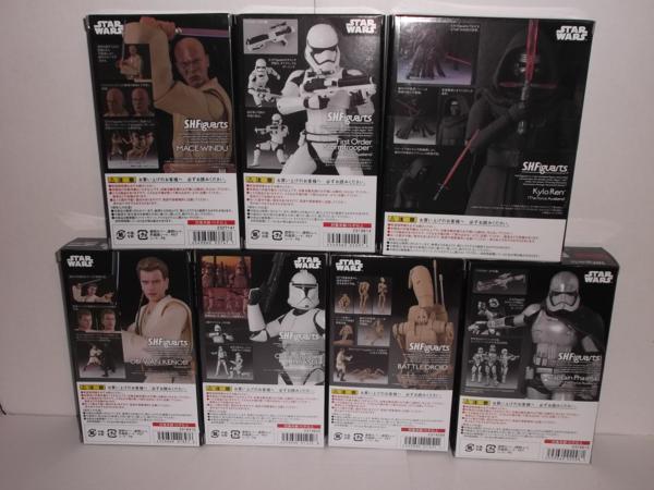 Ⓜ S.H.フィギュアーツ スター・ウォーズ 7種セット SF、ファンタジー