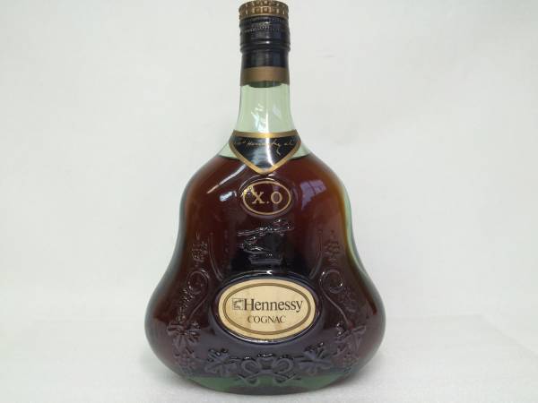ヘネシー XO Hennessy グリーンボトル 金キャップ 未開栓 HennessyXO
