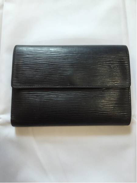 ★京都大丸購入★美品★ルイヴィトン エピ 三つ折り財布 epi 黒