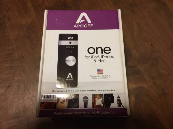 新品　APOGEE one for iPad， iPhone & Mac　★開封未使用★