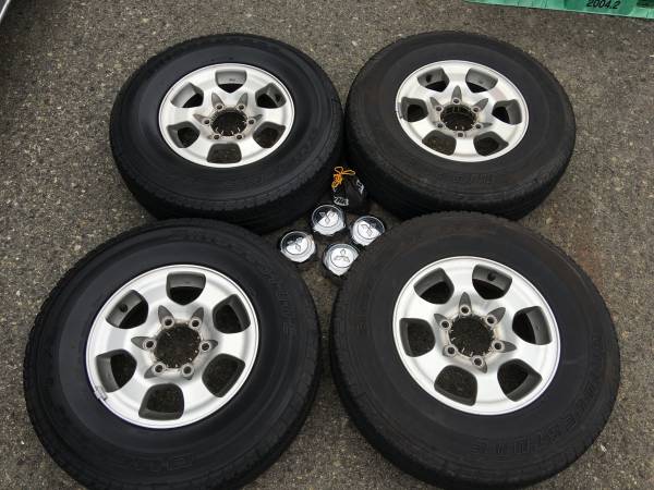 デリカ純正 225/80R15 ブリヂストンDUELER H/L 4本セット dueler a／t