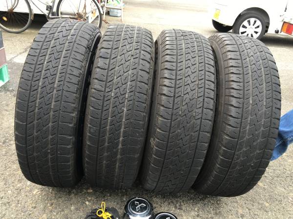 デリカ純正 225/80R15 ブリヂストンDUELER H/L 4本セット dueler a／t