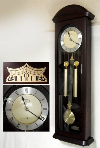 SEIKO HS303B EMBLEM セイコー 柱時計 掛時計 セイコーエンブレム 上位