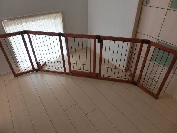 犬用 木製ドア付きゲート 柵 リッチェル リッチェル 犬 柵 室内 木製