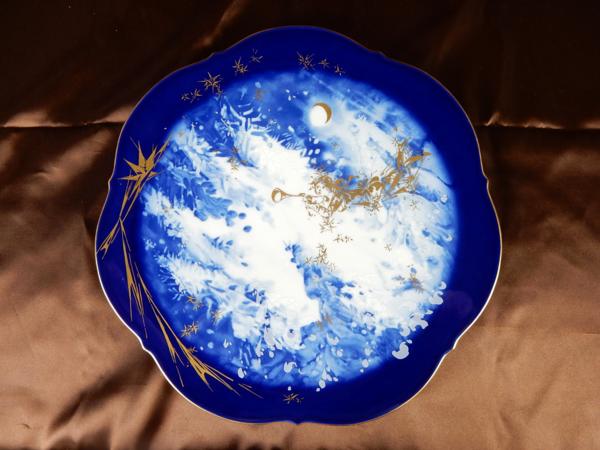 MEISSEN マイセン 1992 イヤープレート 冬の森 元箱付属 未使用品