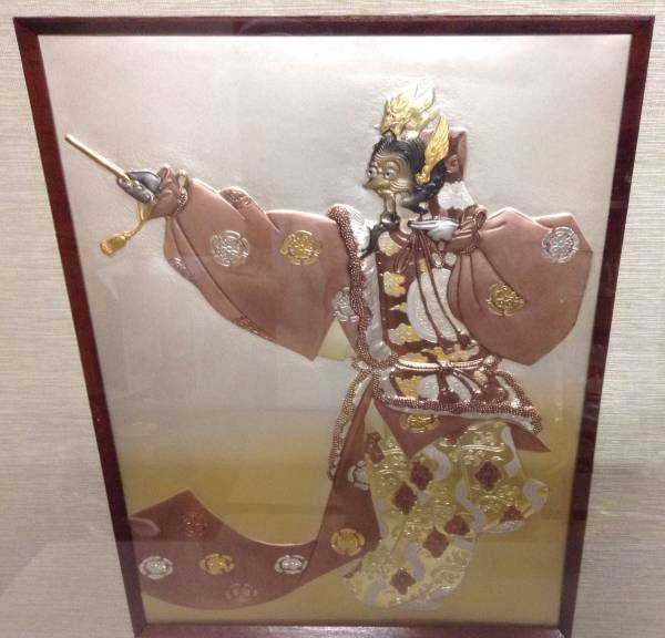 彫金画・額装『蘭陵王舞楽縁起／帖佐美行 作』／レリーフ