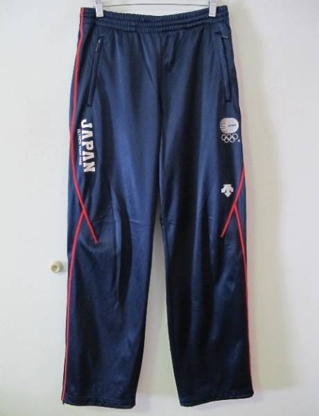 トリノ五輪　日本選手団　レプリカジャージパンツ　紺　Lサイズ