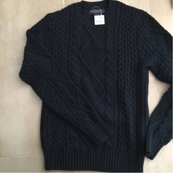 BROOKS BROTHERS☆セーターNAVY S☆新品未着用