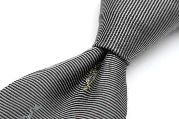 1円 良品 ドミニクフランス Dominique メンズ ネクタイ グレー