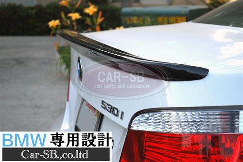 BMW E60 5シリーズ リアスポイラー | 0 For Fiber Carbon M5 Style 