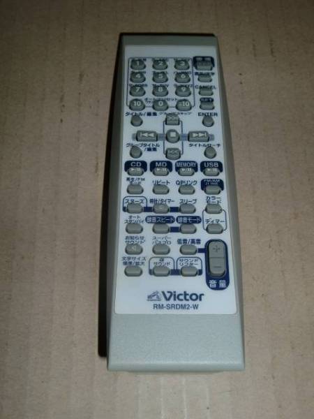 ビクター Victor RD-M2-W Clavia JVC CD-MDメモリーポータブルシステム