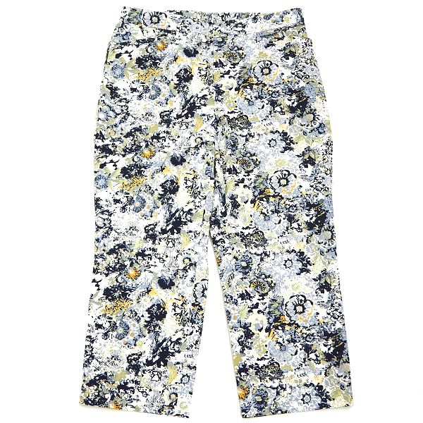 超美品 23区 大きいサイズ 総柄パンツ 44 L60845