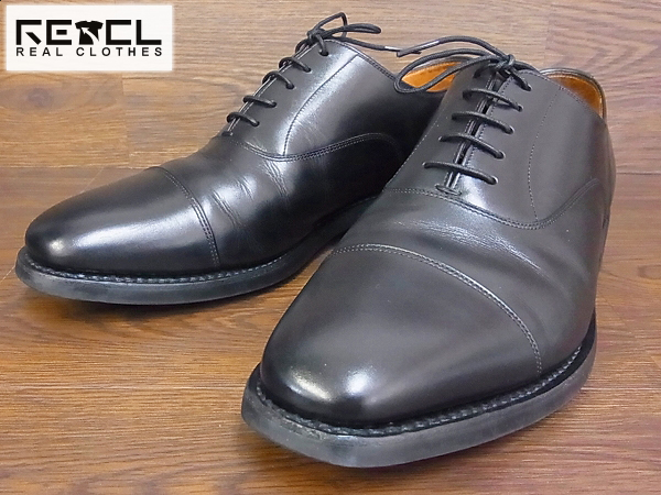 SCOTCH GRAIN ストレートチップ シューズ 黒 2726/25.5 【低価，爆買い