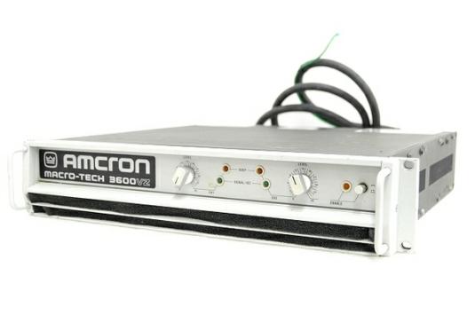 最終 アムクロン Amcron Macro-Tech MA-3600VZ 100V メンテ済
