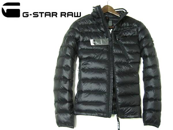 新品▼ ジースターロウ　G-STAR RAW　ダウンジャケット　黒　M