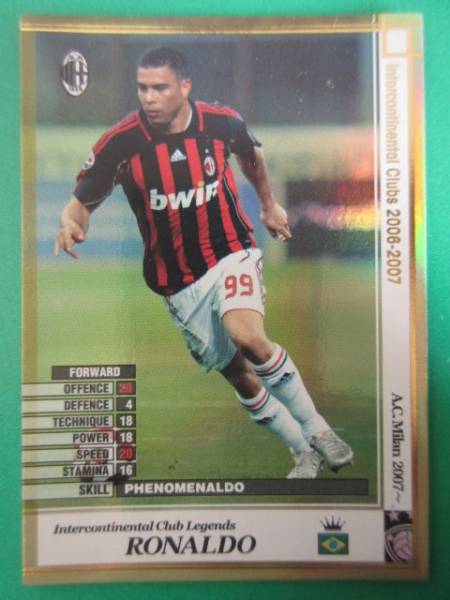 WCCF LE ロナウド 06-07 2006-2007 LEGENDS RONALDO 超常現象 | : 傷