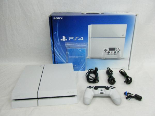 354 PS4 本体 500GB CUH-1100A ホワイト 【中古】