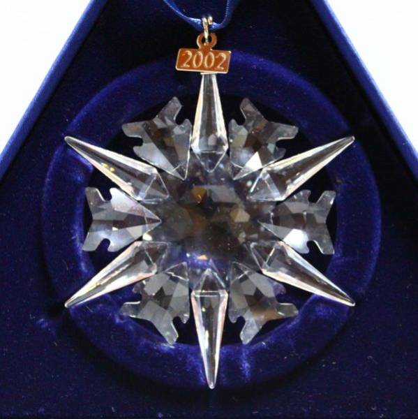 Swarovski クリスマスオーナメント 2002 SWAROVSKIスワロフスキー☆クリスマスオーナメント☆2002