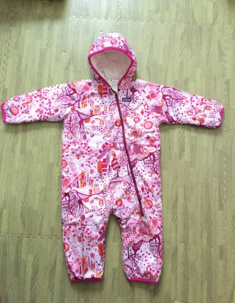 使用３回パタゴニアカバーオール☆リバーシブルパフボール２Ｔ